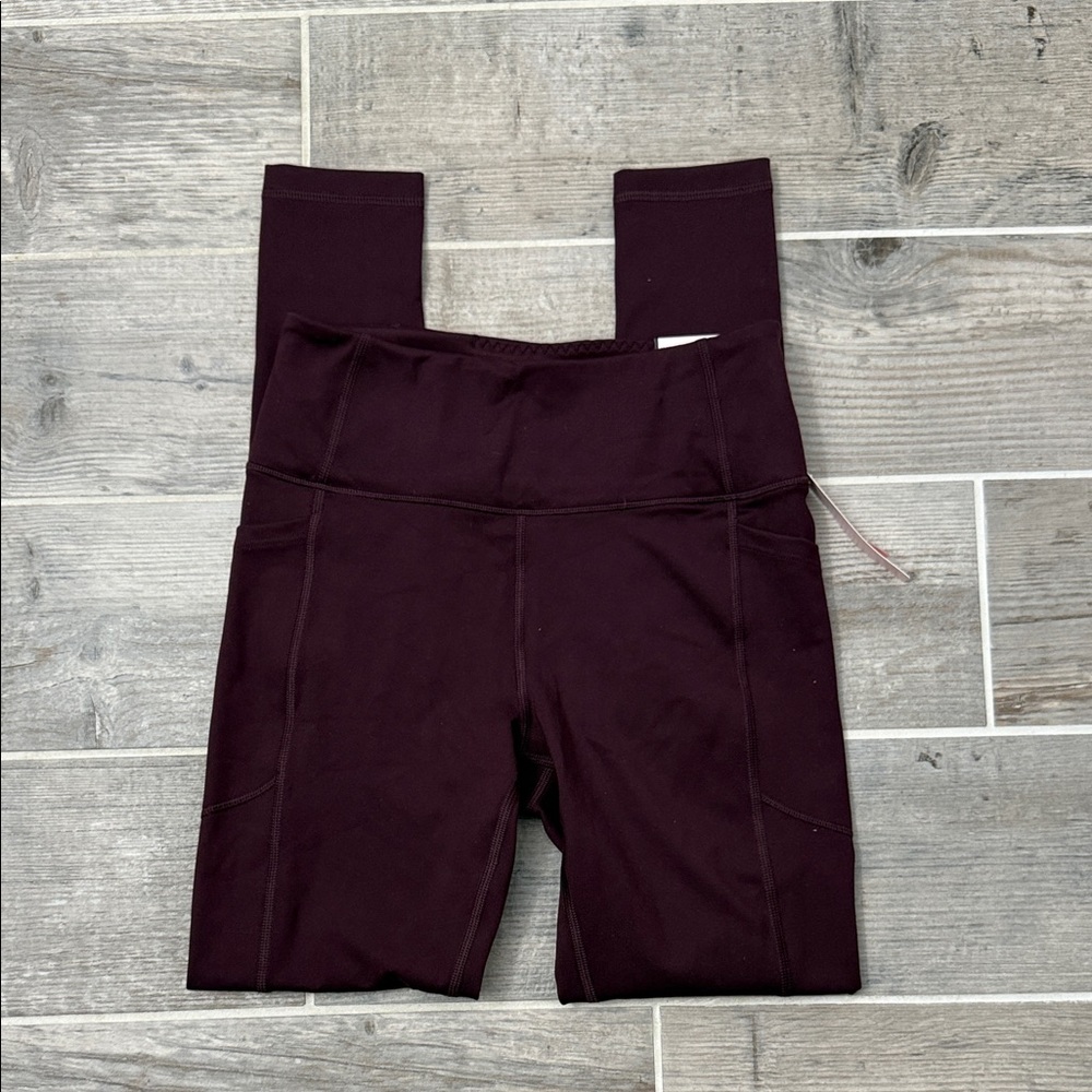Victoria's Secret Dark Burgundy Leggings
